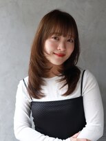 ギフトスパ 川越駅前店(GIFT spa)&nbsp;ミディアムハイレイヤー顔周りレイヤー