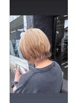 ヴィオラカラー(VIOLLA COLOR) 切りっぱなしボブ×エンドカラー/小倉