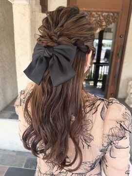ワンダービューティーサノ(Wonder Beauty SANO) half up hair arrange