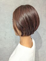 リンク(Link)&nbsp;大人可愛い丸みショートボブ×ウォームブラウン