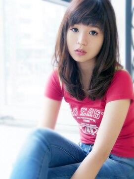 ヘア ジュレ ドゥ(hair jurer deux) 【ヘアジュレドゥ 松田】 ナチュラルウェーブ☆セミディ