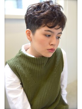 ユノ(juno) 【juno】ハンサム黒髪ベリーショート