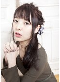 【TIARA本店】サイド三つ編み盛り☆