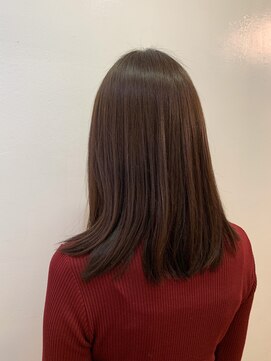 パティオン(PATIONN) モノトーンベージュの透明感際立つ大人ミディアムスタイル☆