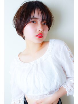 モリオ フロム ロンドン 大宮2号店(morio from London) 【なかじま ひびき】大人かわいいシースルーショート