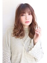 オーロ(ORO) 大人かわいい軽やかなウェーブのマロンベージュ