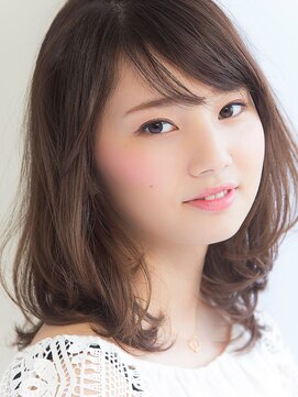 アドラーブル 長岡新保店(adorable) 愛され×大人可愛い♪ナチュラルレイヤー×シェリーベージュ