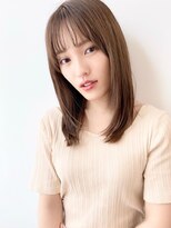 ビーハイブアヴェダ PARCO2店(BEHIVE AVEDA)&nbsp;【ＢＥＨＩＶＥ及川】清楚系モテ髪ストレート×ブラウンベージュ