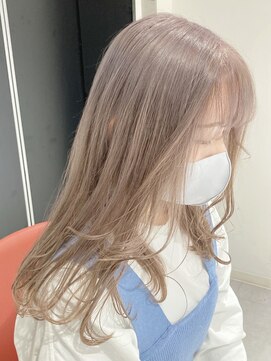 リンドトウキョウ(LINDO TOKYO) Y.Y46_ミルキーベージュ/ミルクティーカラー/Wカラー/ハイトーン