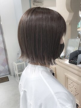 ロンド ジュルード 名古屋(Lond jeloud) 【ロンドジュルード杉原】大人かわいい外ハネボブ 切りっぱなし