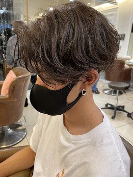 ネオリーブアイム 横浜西口店(Neolive aim) 横浜★韓国風カルマパーマミディアムマッシュ