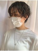 大人ショート×無造作パーマ／RISA