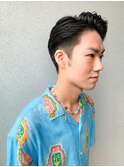 メンズソフトツーブロック七三ビジネス