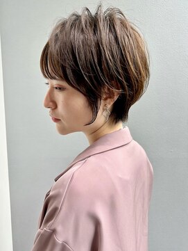 ジアン バイ ミルボン NU茶屋町+(GIEN by milbon) 誰でも似合うふんわり可愛い王道ショート20代30代40代@田中俊成