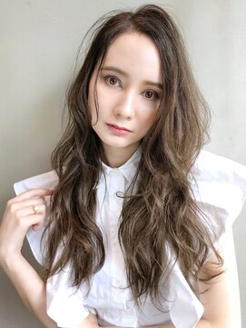 アイティーバイアルバム 藤沢店(IT by ALBUM) ラフロング_カーキグレージュマッシュショート_8307