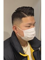 縮毛矯正&アイパー　スキンフェード　barber