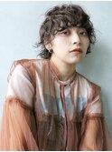 ニュアンスショート_大人ガーリーチョコレートプリカール_89276
