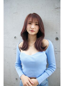 ユートラクト 寝屋川(U-tract) 韓国風ロング×ピンクヴァイオレット