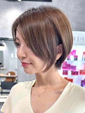 プルーヴ 秋葉原(prove) 30代40代大人女性/前髪ありショートボブ/ショートヘア/髪質改善