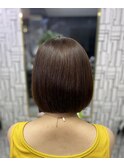 透明感×立体感 30代40代大人可愛い☆オン眉ベビーショート