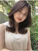 ナチュラルベージュ大人くびれヘア【肥田亜沙美】