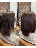 髪質改善ストレート