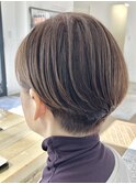ショートパーマショートカット前髪あり前髪なし20代30代40代50