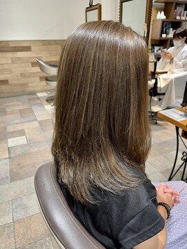 ブロッサム プラウドシティ志木本町店(Blossom) 自然ハイライトカラー【白髪ぼかし/志木/ハイライトカラー】