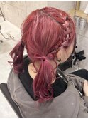 髪の毛リボンツインテール【クランソア】ヘアセット/心斎橋