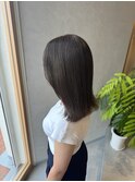 【透明感】グレージュヘア