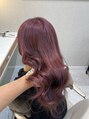 カノン(kanon hair&beauty) ブリーチ1回でできるピンクラベンダーです!