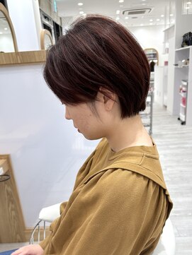 アドラーブル ココロ 新潟(adorable CoCoLo) 大人ガーリー チョコレートモード プリカール愛されボブ