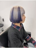 デザインカラーホワイトベージュxバイオレット