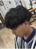 横浜波巻きパーマシャドウパーマツイストスパイラルパーマ30代