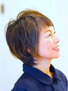 エンジュ(enju)の写真/なりたいスタイルや髪の気になるお悩みをカウンセリングし、ダメージレスで自然な仕上がりへと導きます＊