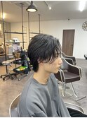 毛流れセンターパート