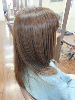 ゼロ(zero)の写真/【リタッチ¥4400～】肌に優しいノンジアミンカラー使用◎自然なグレイカラーで大人女性の魅力を引き出す♪