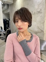 ロンドロゼ 池袋(Lond rose)&nbsp;イメチェン外ハネボブ美髪ワイドバングレイヤー髪質改善縮毛矯正