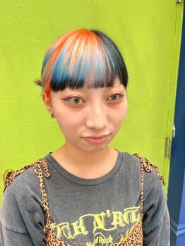 エマ(emma)の写真/期待以上のクオリティで破格のprice★派手髪から個性派までお任せ！トレンド感の高いcolorで誰より可愛く♪