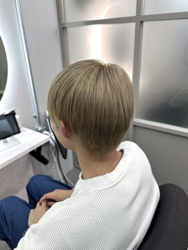 アレンヘアー 梅田店(ALLEN hair) ミルクティーベージュ/ケアブリーチ/ダブルカラー