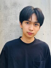 マイロ(mailo) メンズセンターパートニュアンスパーマ韓国マ ツシュ