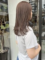 ヘアー アイス ルーチェ(HAIR ICI LUCE)&nbsp;ブリーチなしダブルカラーで作るショコラベージュ/落合
