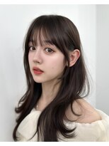 アマトウキョウ アユンチェ(AMA TOKYO×AYUNCHE)&nbsp;前髪顔まわり韓国ヘアレイヤーカットサイドバンク2wayバンク韓国