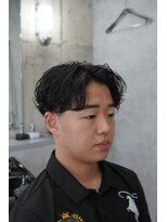 ヴェルゴ 沖浜店(vellgo)&nbsp;【徳島】ニュアンスパーマ × テーパーフェード