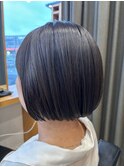 切りっぱなしボブ