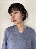 ミニボブ/ワンカールパーマ/ボブ/コンパクトボブ/ボブパーマ