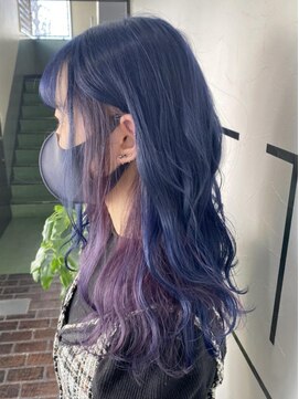 パレット 町田店(PALETTE) ネイビー☆インナーパープル　　町田/町田駅/JR町田駅