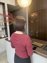 アールトゥーヘアー(art To Hair)&nbsp;ボブ/切りっぱなしボブ／ベージュ