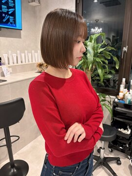 ボブ/ブラウンベージュ