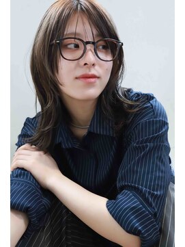 ココアベージュ／クラゲヘアー/小顔【神保町】